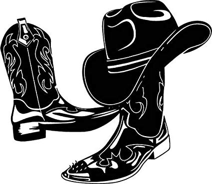 Amazon com evelyndavid cowboy. Boot clipart leather boot