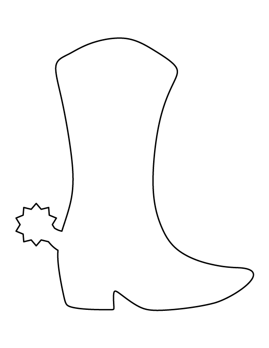 Cowboy boot pattern use. Clipart skull western