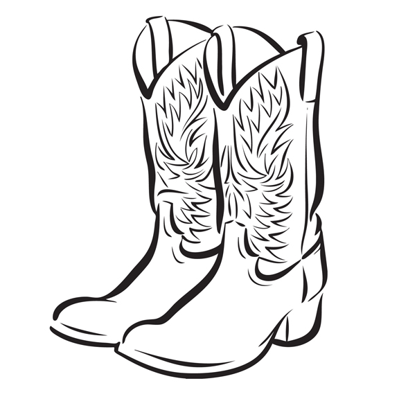 boot clipart printable