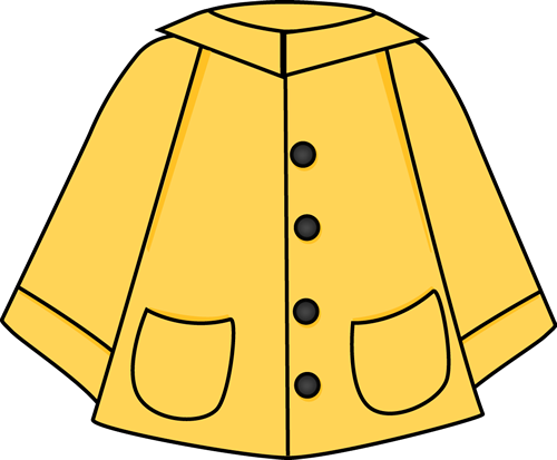 clipart coat rainy day clothes