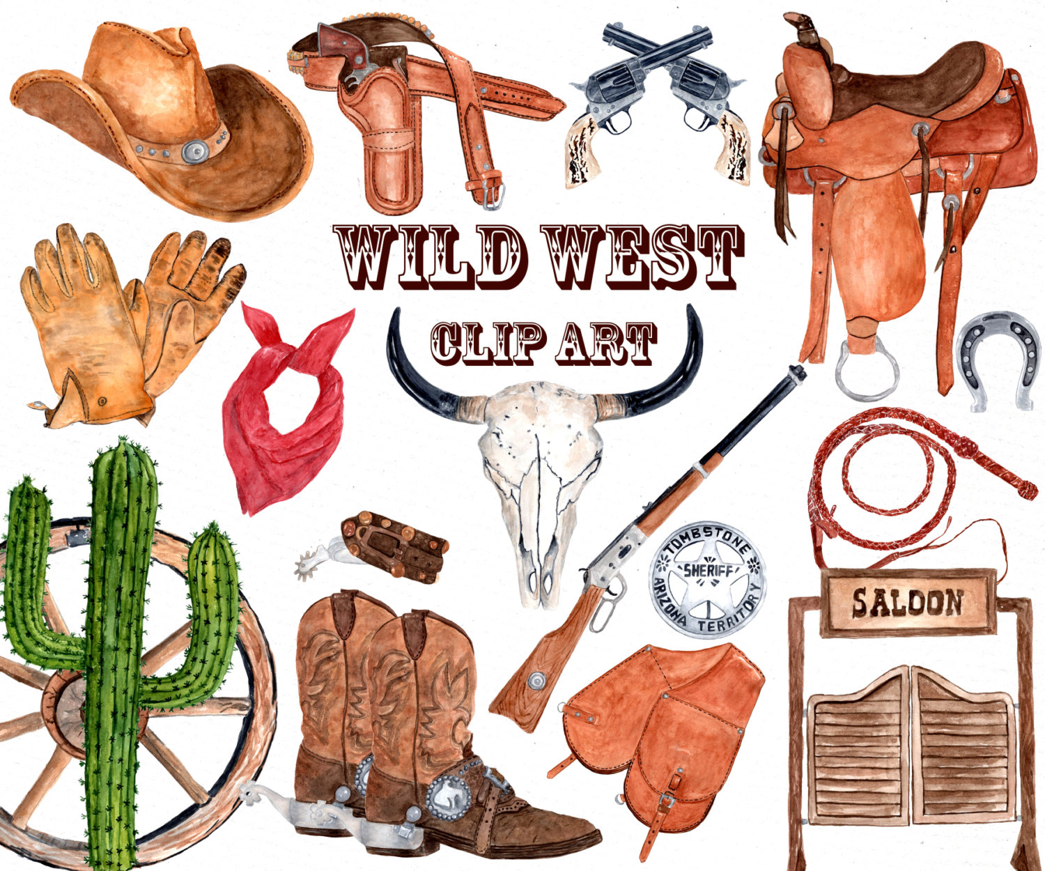 boot clipart wild west
