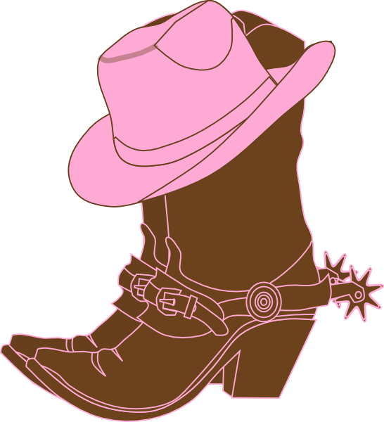 Winter clipart boot. Cowgirl clip art free