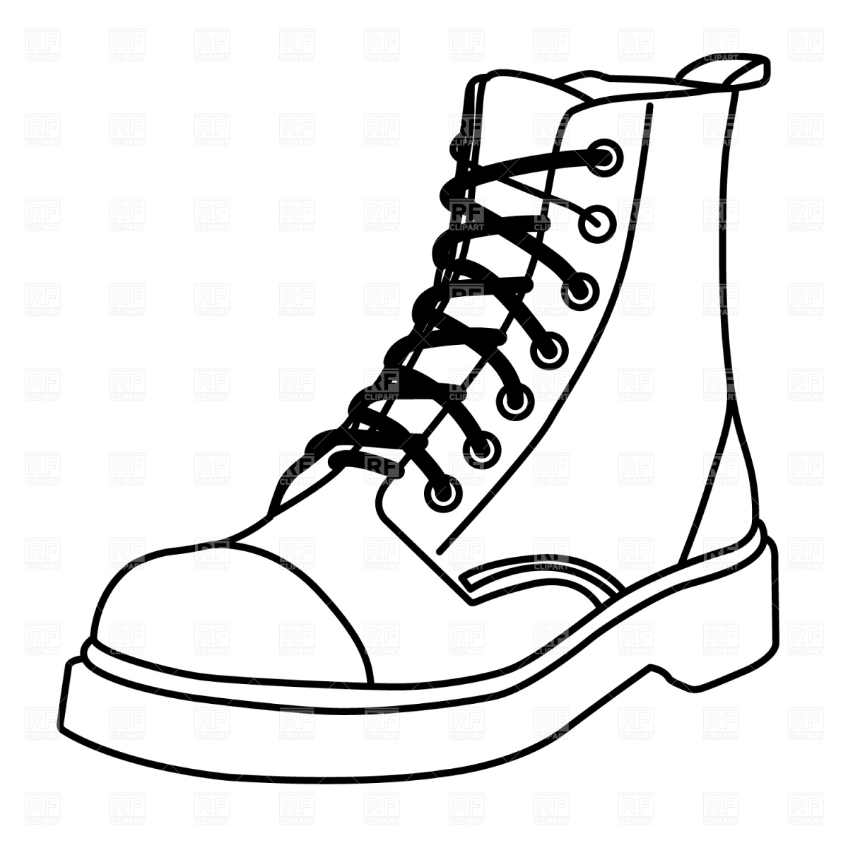 boots clipart drawing
