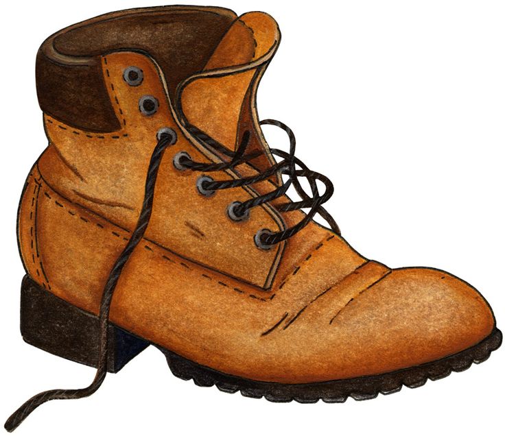 Free work shoes cliparts. Boots clipart mens boot