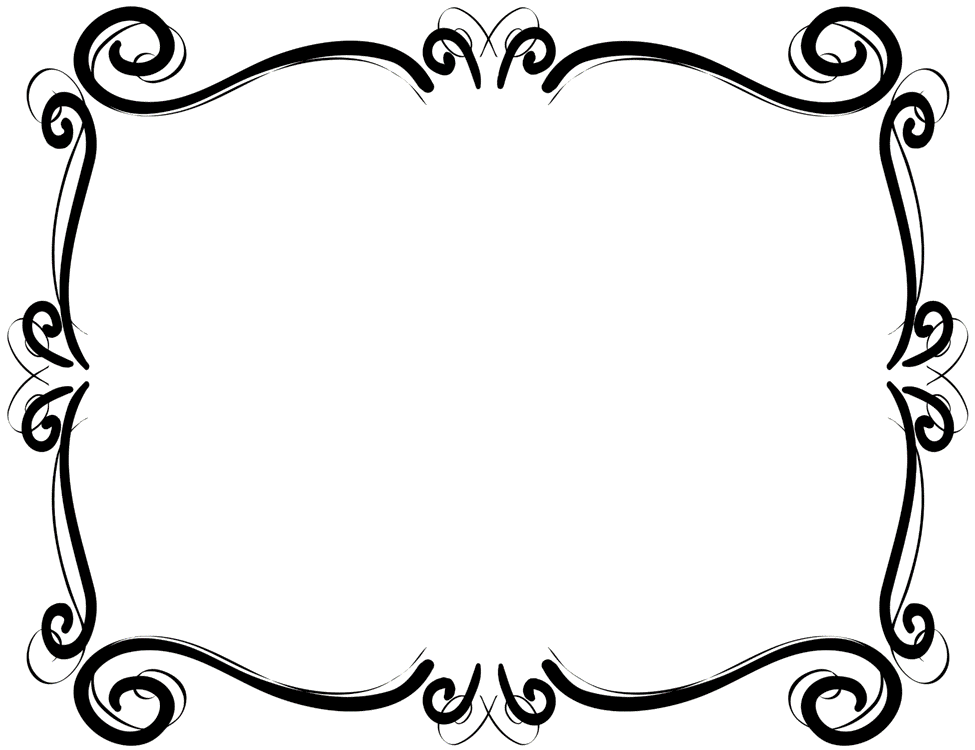 Scroll clip art. Free borders cliparts and