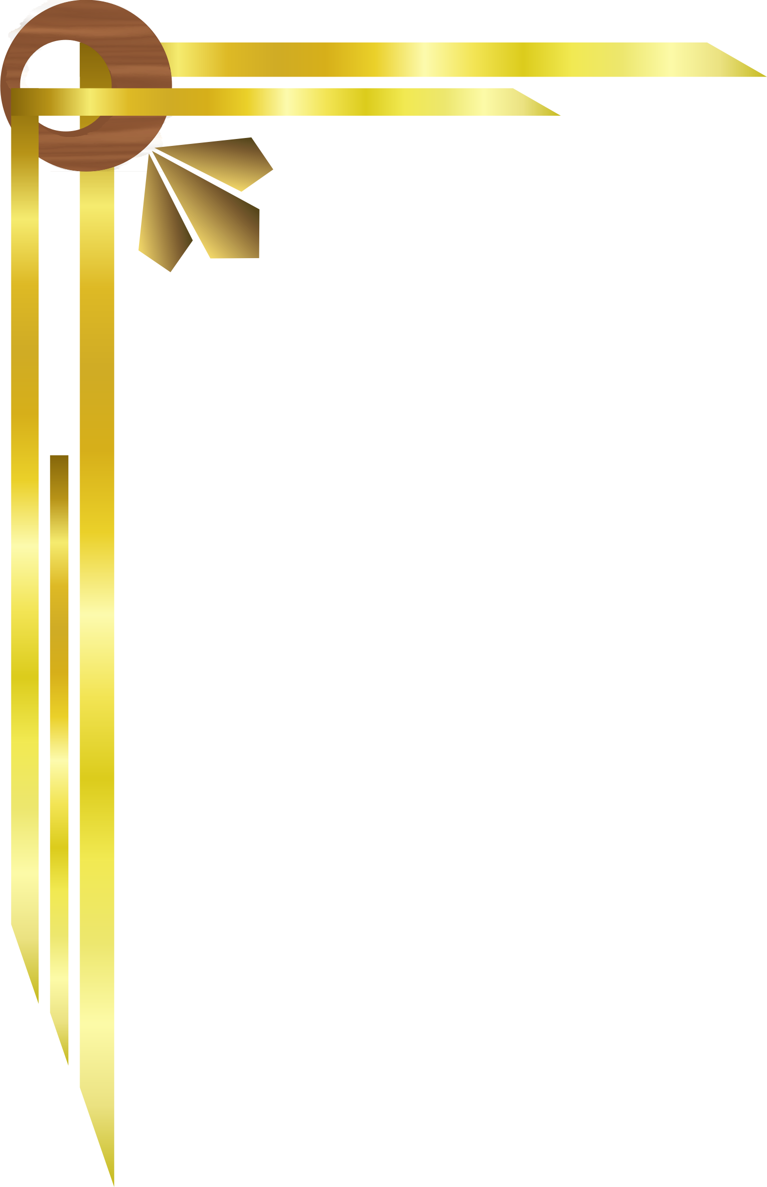 gold clipart art deco