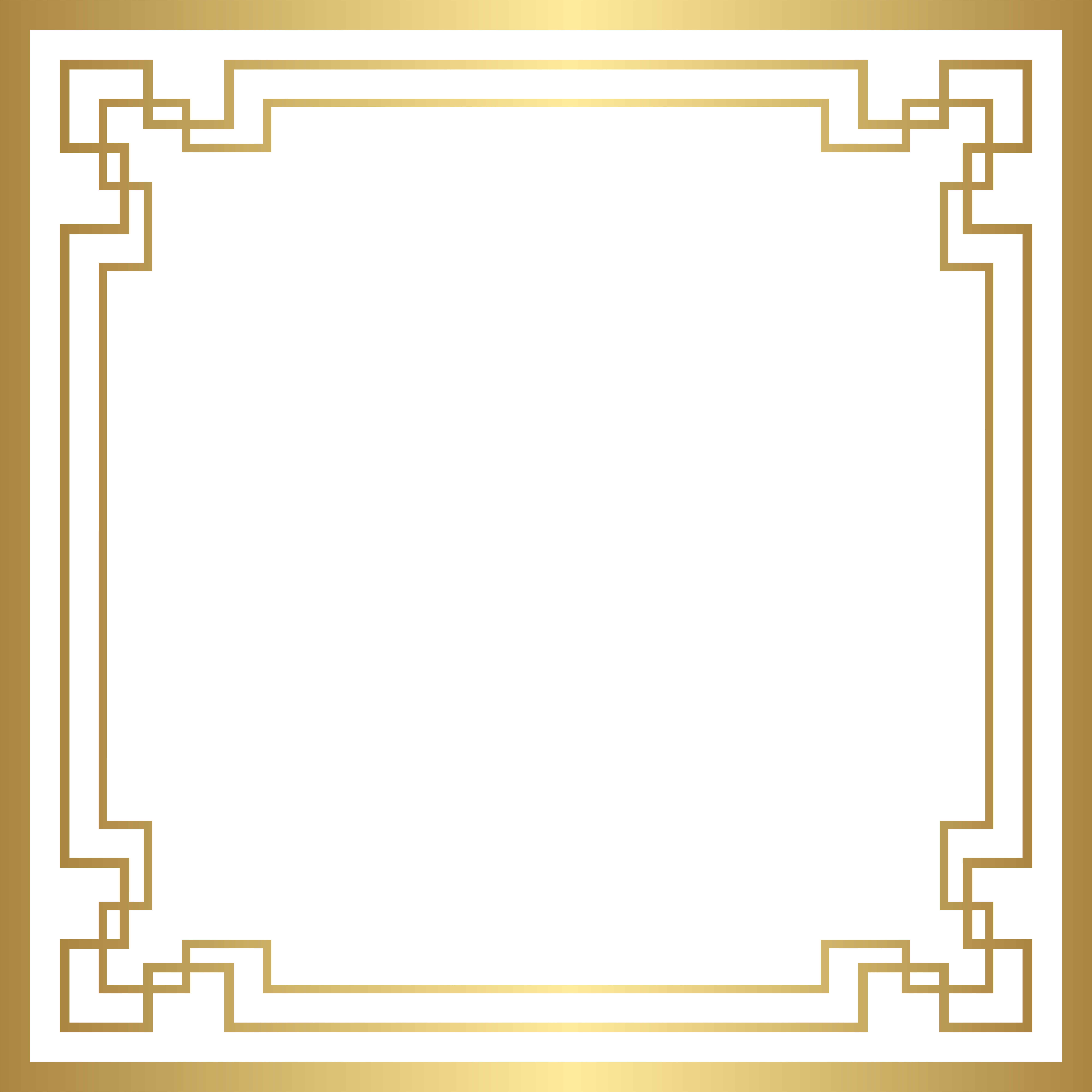 Border deco frame png. Clipart borders gold