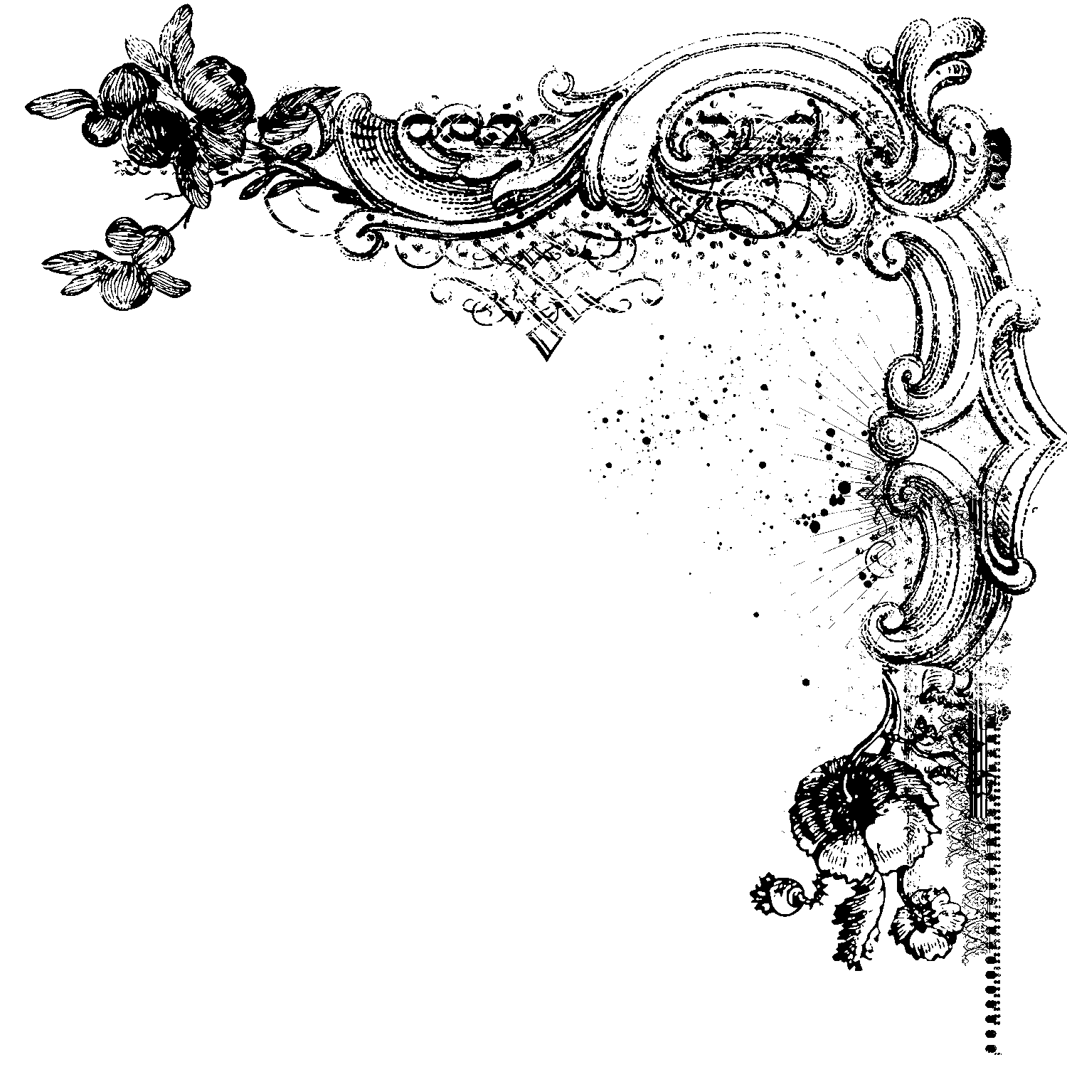 decorative clipart antique scroll