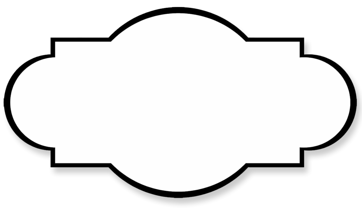 Simple label borders . Border clipart png