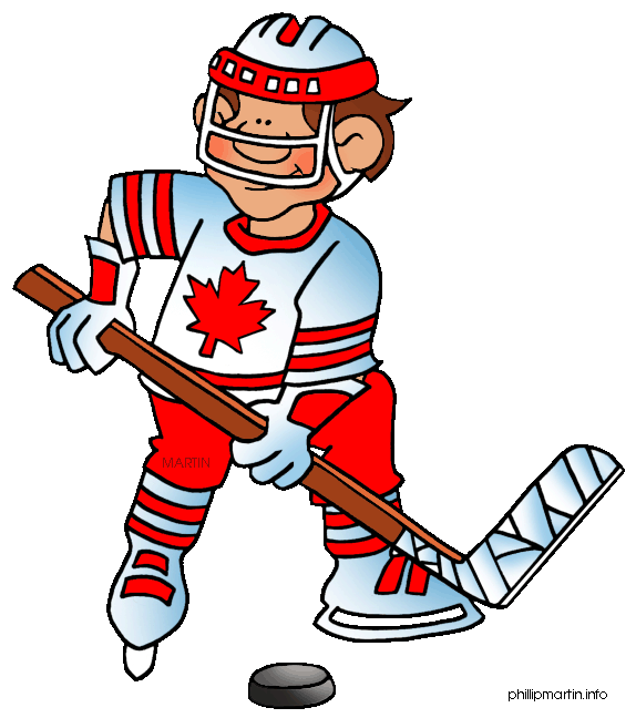 Sports clipart art. Hockey clip border panda