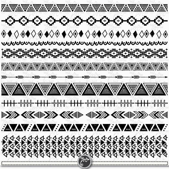 border clipart aztec