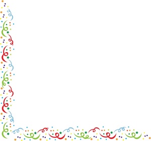party clipart boarder