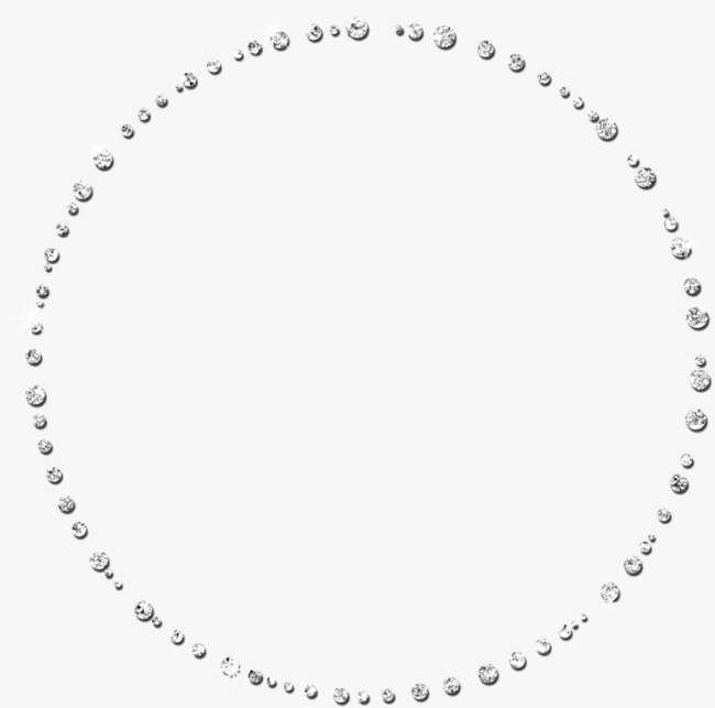 Circle texture png image. Border clipart diamond
