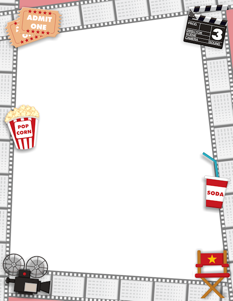 cinema clipart border