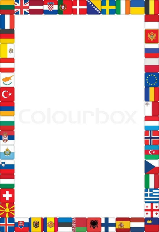 border clipart flag