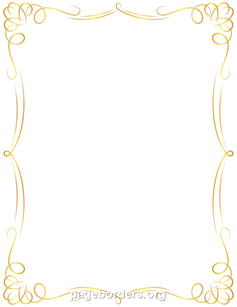 Border clipart gold. Free golden cliparts download