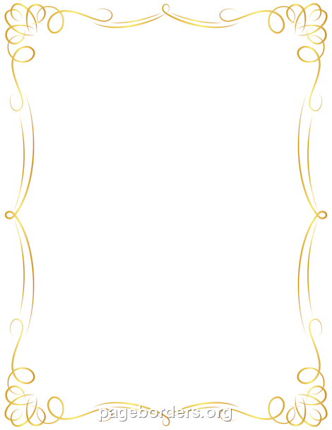 Border clipart gold. Free golden cliparts download