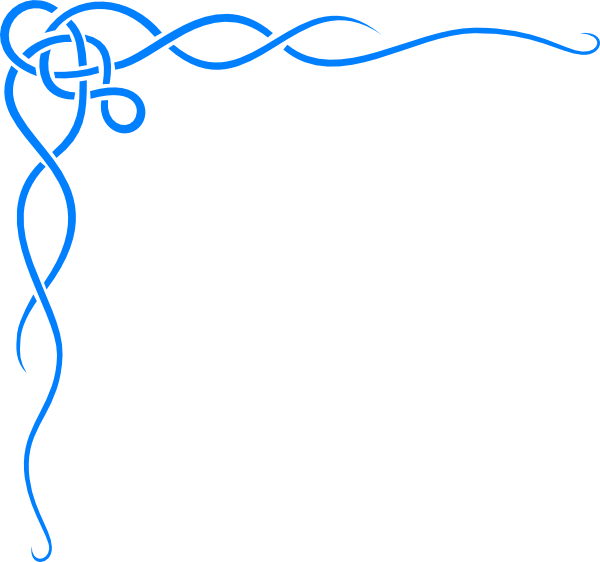 Scroll ribbon clip art. Clipart border blue