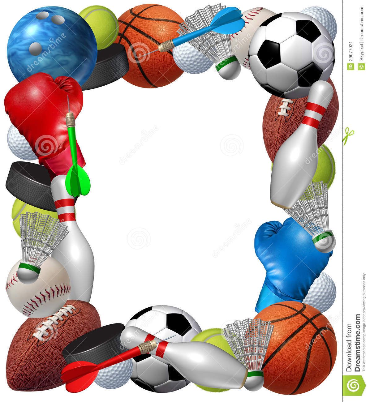 border clipart sport