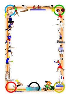 border clipart sport