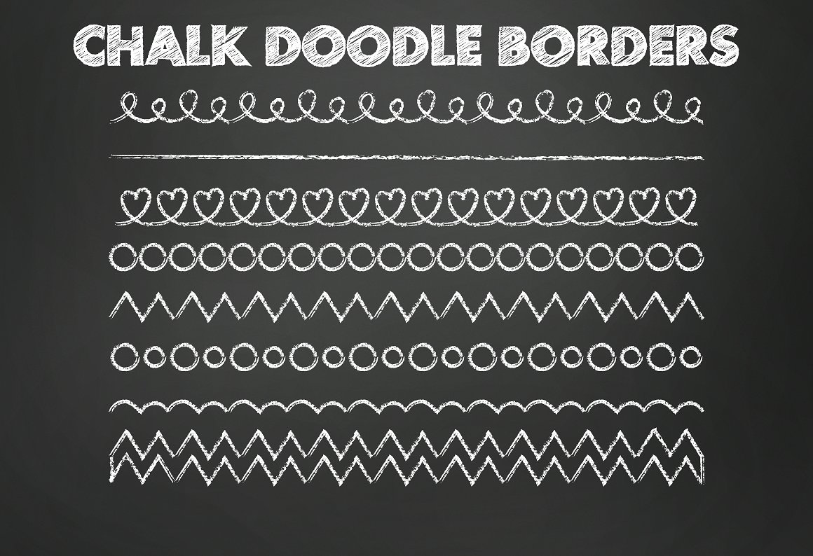 borders clipart chalkboard