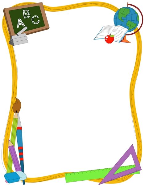 Pin by muse printables. Borders clipart elementary school