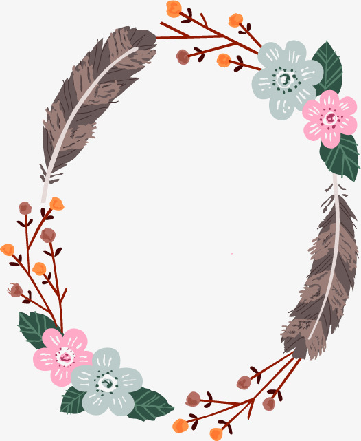 feather clipart borders