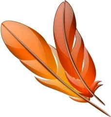 borders clipart feather