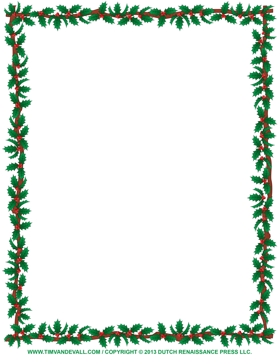 borders clipart holiday