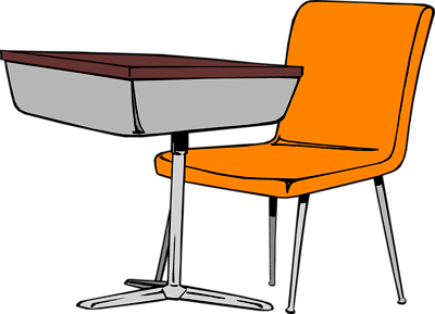 desk clipart classroom seat