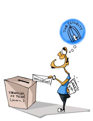 Why the craze for. Bored clipart government officer