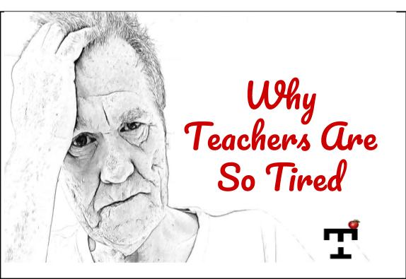 Why teachers are so. Bored clipart tiredness