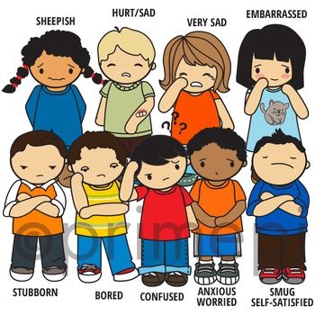 Bored clipart worried student. Emotions and feelings clip