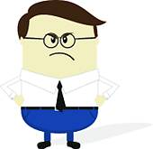 boss clipart angry boss