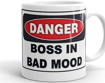 boss clipart bad mood