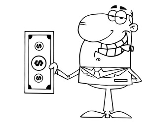 boss clipart black and white