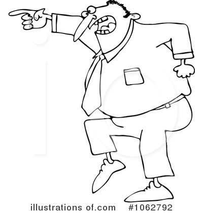 boss clipart black and white