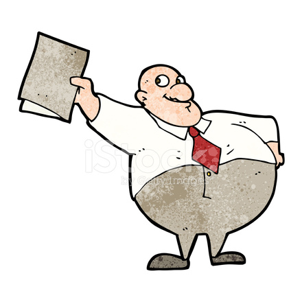 Feliz de dibujos animados. Boss clipart jefe