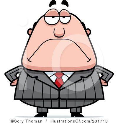 Personajes el de la. Boss clipart jefe