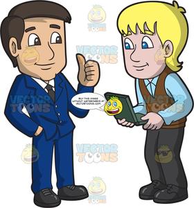 A taking time to. Boss clipart male boss