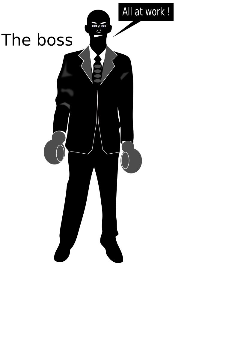 boss clipart male boss