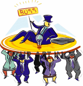 boss clipart manager