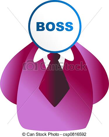 boss clipart patron