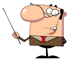 Boss clipart teacher. Man image with pointer