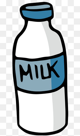 clipart milk bottel