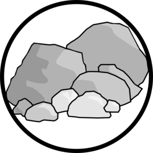 boulder clipart aggregate