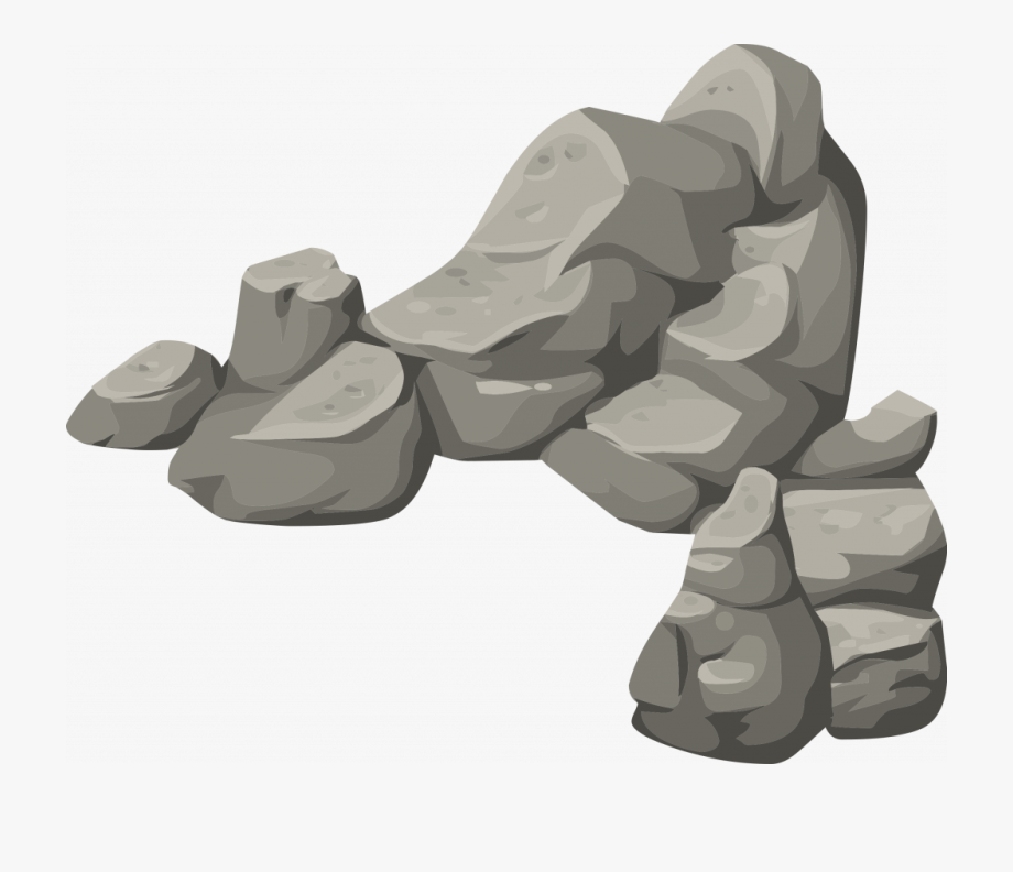 boulder clipart drawing