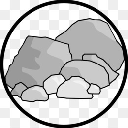 Rock computer icons pebble. Boulder clipart icon