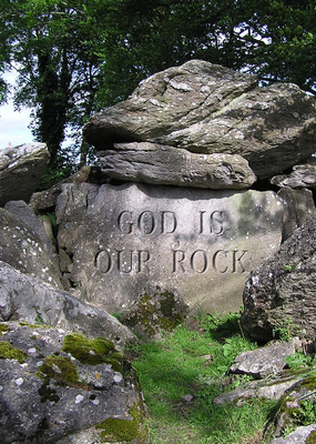Image god is our. Boulder clipart solid rock