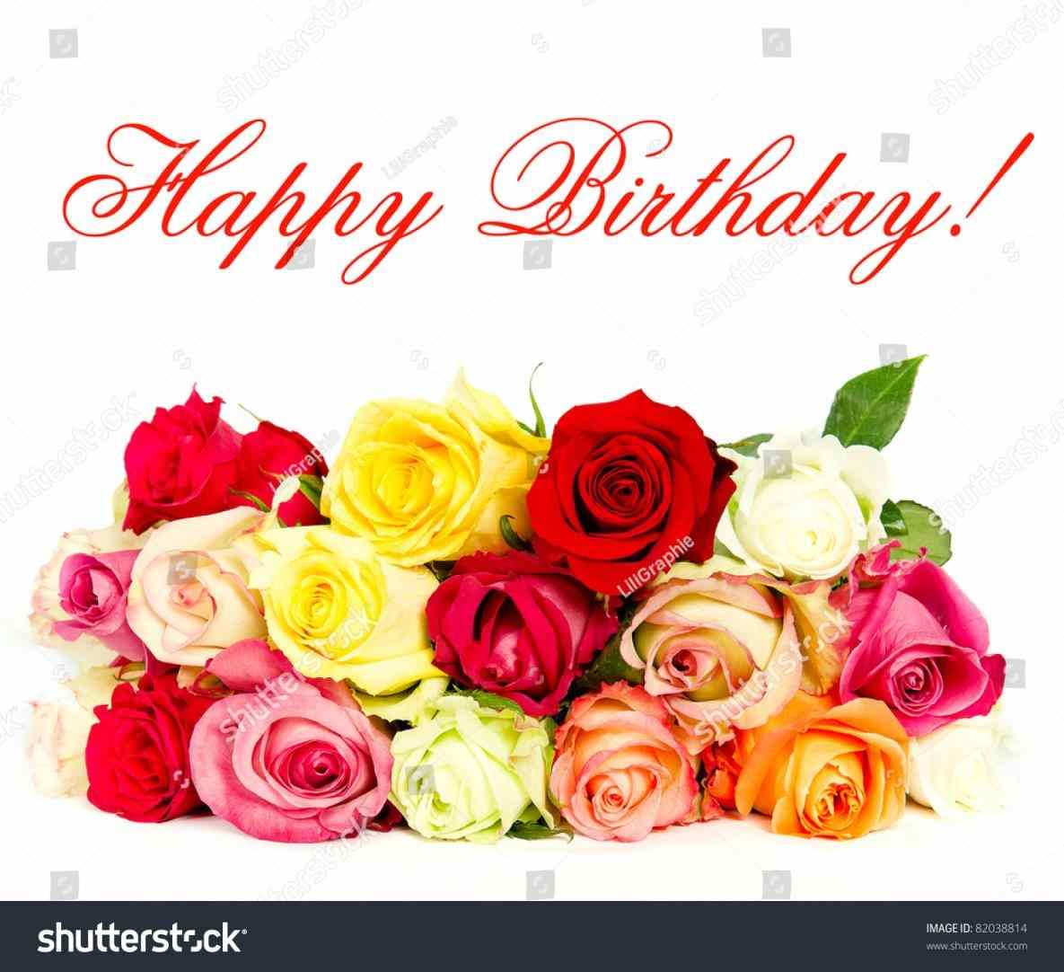 Bouquet clipart happy birthday. Colorful roses beautiful flower